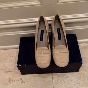 Anne Klein Nude Beige Slip-On Loafers